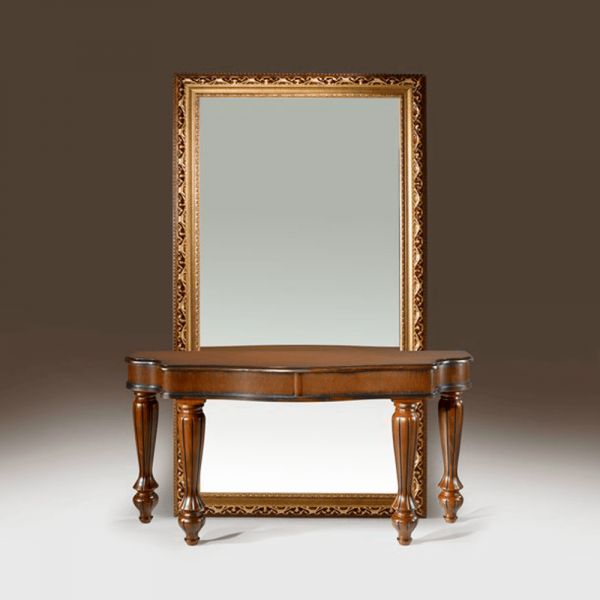 Espelho Dália Madeira Maciça - CCL - Ref. CL1090 - Tamanho 2,05x1,07x6cm