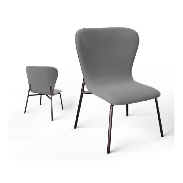 Cadeira Lembut - Ref. 1017 - Fixa - Acabamento Inox Polido Padrão