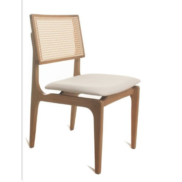 Cadeira Olívia N Correa Ref.:1044001 - Tingido c/Palha Leve / 84x52x58cm