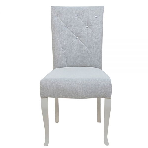 Cadeira Lara Com Cristais - Ref.:7106 - 97x51x50cm / Agile Móveis