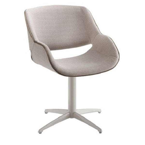 Cadeira Allana (lisa) 4H giratória, alumínio Starmobile - Ref. 118516 - 0,79x0,55x0,59