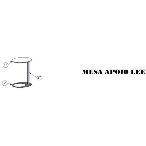 Mesa Apoio Lee SIER Ref:171987 0,50x0,36x0,65m (Detalhes na Descrição)